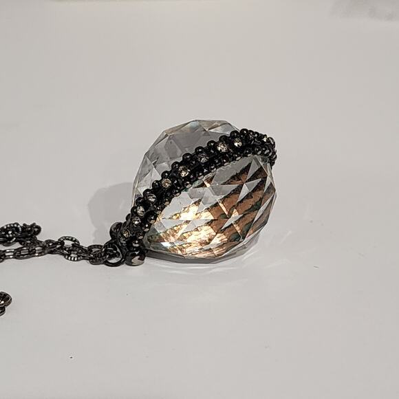 Rainbow Prisms Beveled Sphere Necklace - Picture 8 of 12